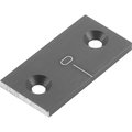 Kipp Zero Mark Holes, Vertical L=30 15X2, Aluminum Black Anodized K0757.11